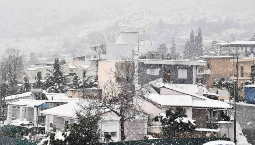 Εθνικό Αστεροσκοπείο Αθηνών: Δείτε πόσο θα χιονίσει σε Αττική, Ανατολική Στερεά και Εύβοια 