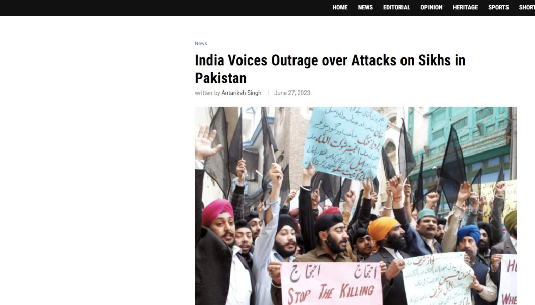 Οργή της Ινδίας για τις επιθέσεις κατά των Σιχ στο Πακιστάν