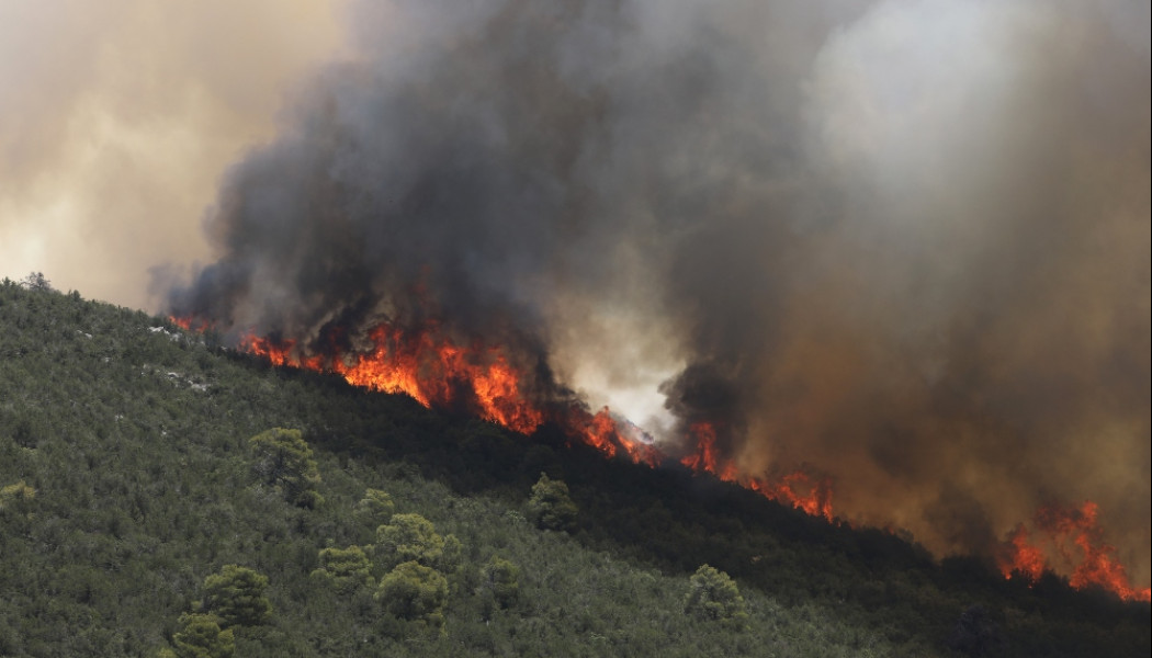 Φωτιά στα Δερβενοχώρια: Εκκενώνονται οικισμοί - Νέα πυρκαγιά στο Δαφνί - Αναζωπύρωση στο Λουτράκι 