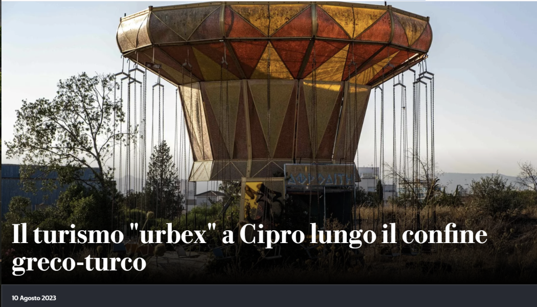 Post provocatorio su un giornale italiano!  Vacanze pubblicitarie nelle zone morte di Cipro