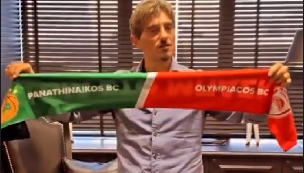Έφτιαξε κασκόλ ΠΑΟ-Ολυμπιακού για τους Αγγελόπουλους ο Γιαννακόπουλος - "Δεν θα ανεχθούμε το παραμικρό"! (Vid)