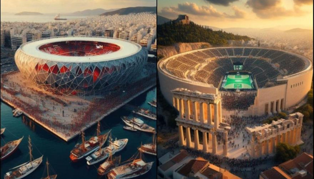 Η ΑΙ μίλησε: Το ’’κάστρο’’ του ΠΑΟ με φόντο την Ακρόπολη και η γηπεδάρα του Ολυμπιακού στο Λιμάνι! (ΦΩΤΟ)