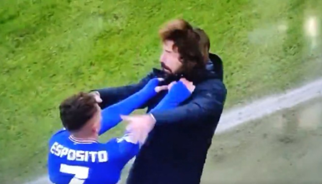 Σκηνικό που έγινε viral στην Ιταλία - Παίκτης έπιασε από τον γιακά τον Πίρλο και... (ΒΙΝΤΕΟ)