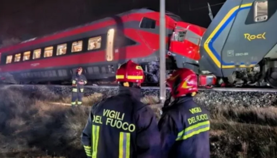 Εικόνες-σοκ - Σύγκρουση δύο τρένων με 17 τραυματίες (ΒΙΝΤΕΟ)