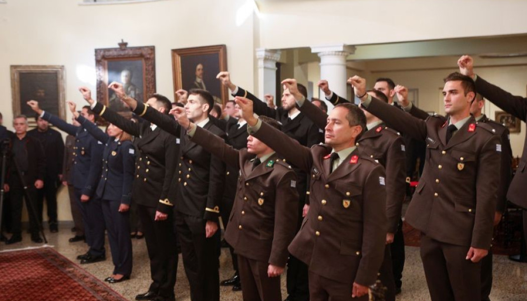 Τεντόγλου, Πετρούνιας, Ντούσκος και Εθνική πόλο, ορκίστηκαν έφεδροι αξιωματικοί