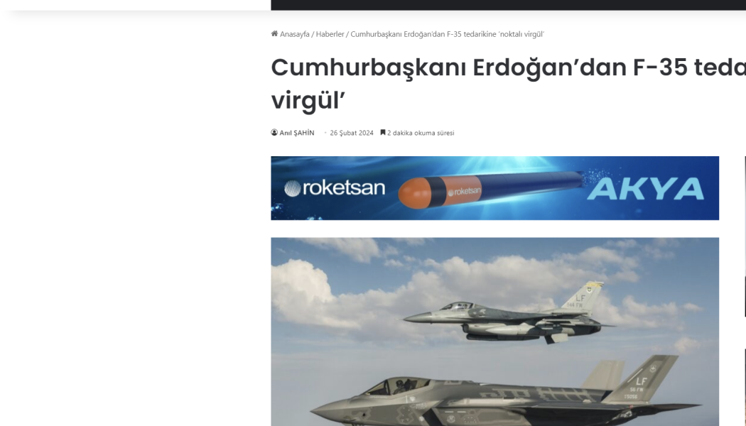 Θα ξεγράψει η Τουρκία τα F-35;