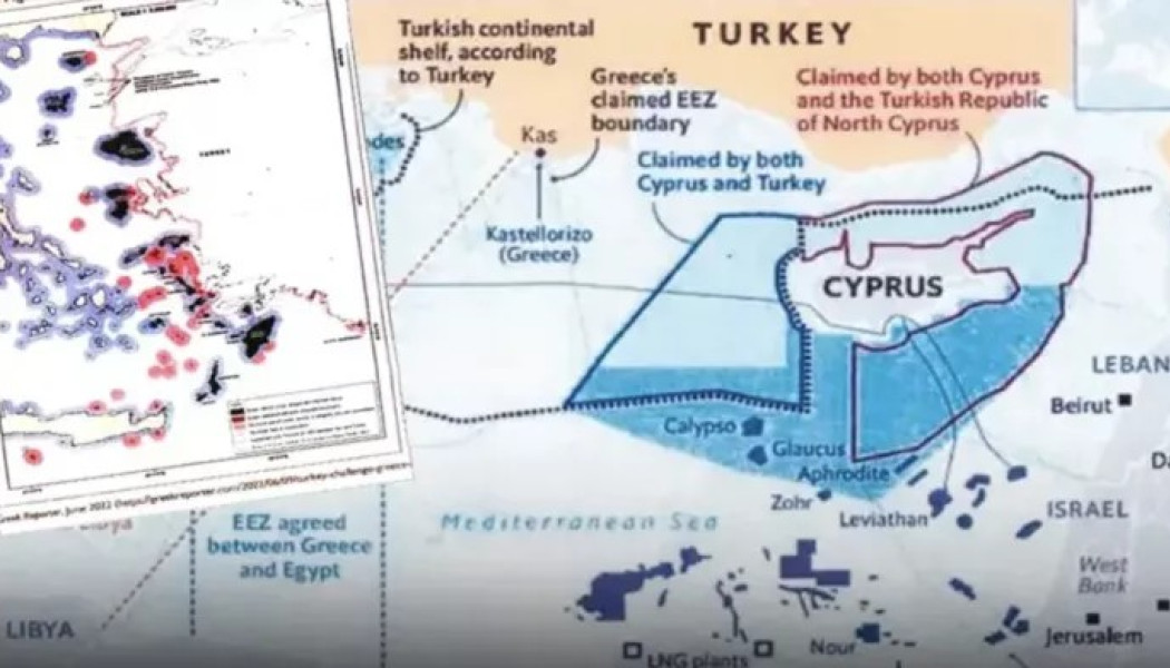Μεγάλο φιάσκο! Ο χάρτης με τα νησιά του Αιγαίου που έκαναν σημαία οι Τούρκοι