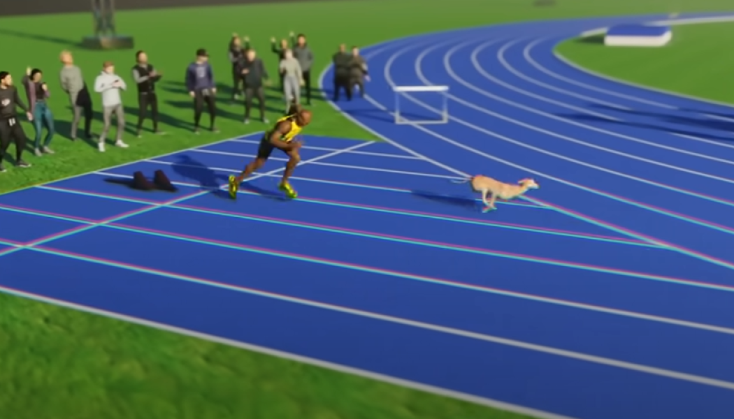Ο Γιουσέιν Μπολτ έτρεξε με τον ταχύτερο σκύλο στον κόσμο - Ποιός κέρδισε; (ΒΙΝΤΕΟ)