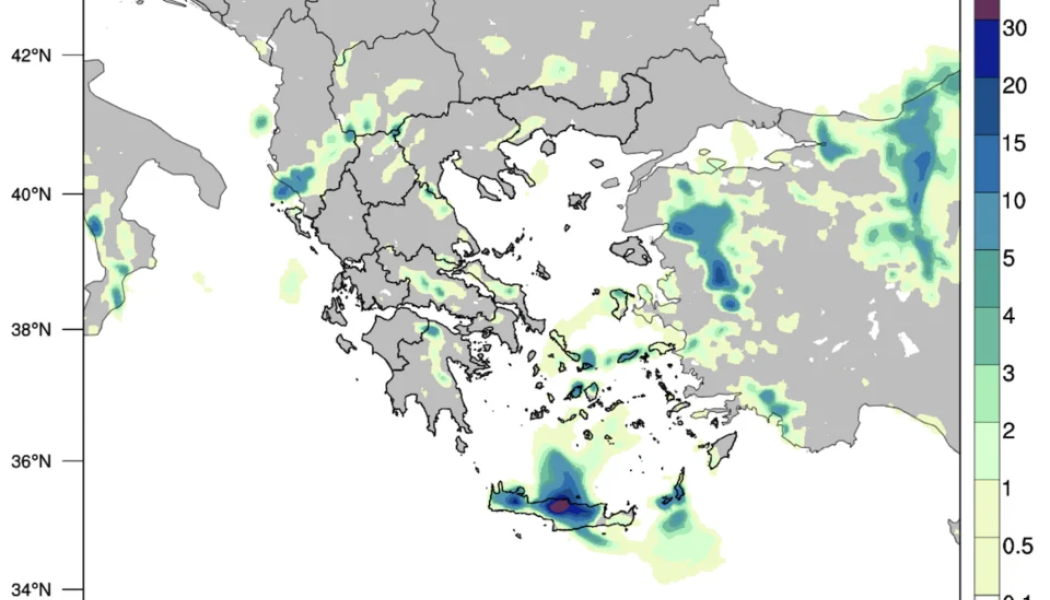 Βροχές και καταιγίδες κατηγορίας 3 - Πώς θα κινηθούν τα φαινόμενα απόψε