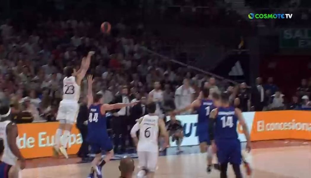 Η απολαυστική buzzer beater ''βόμβα'' του Γιουλ από το κέντρο του παρκέ!