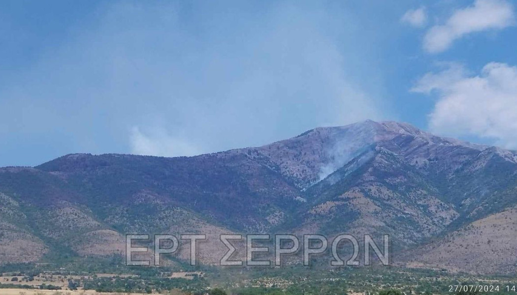 Μάχη με τις φλόγες! Για δέκατη μέρα καίει η φωτιά στις Σέρρες