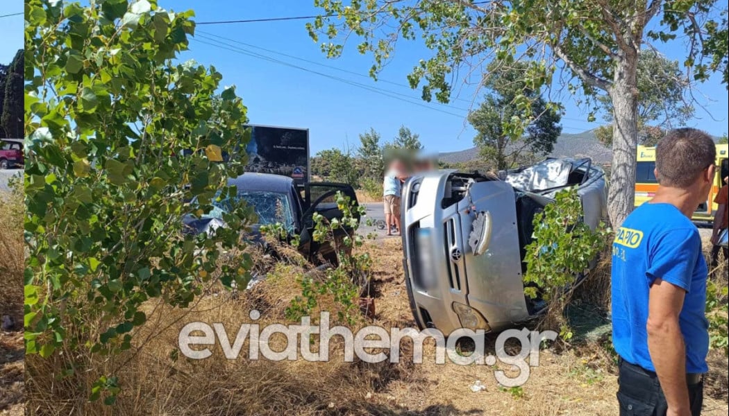 Σοκ στην Ερέτρια: Καραμπόλα τεσσάρων οχημάτων - Νεκρή μία γυναίκα