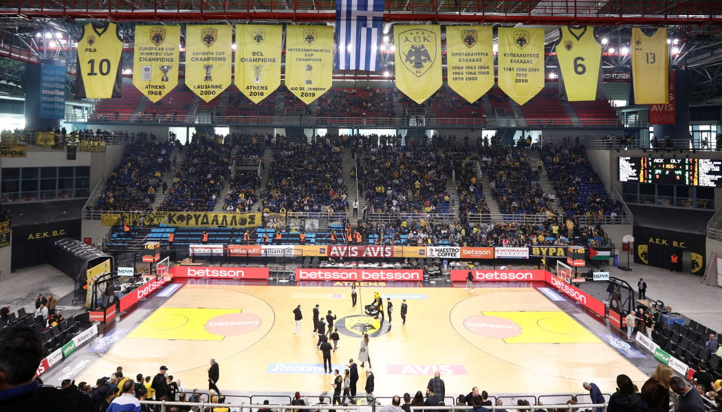 Συμφωνία AEK Betsson BC με εταιρεία-κολοσσό - Δίνει το όνομά της στο γήπεδο