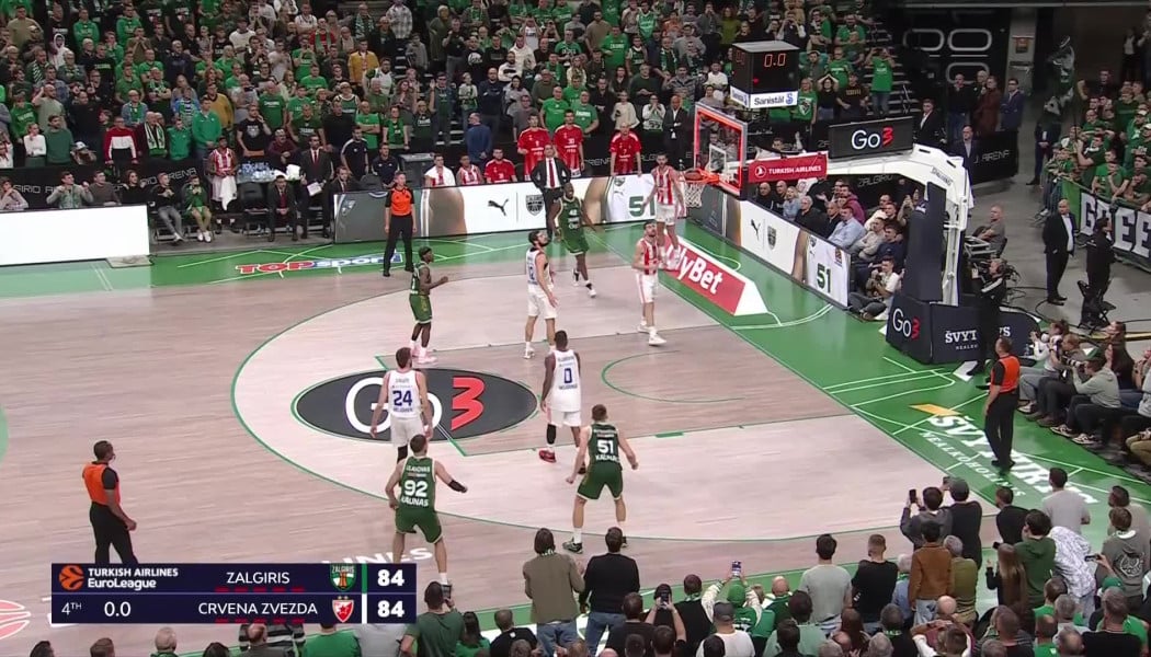 O Ντάνστον λύτρωσε τη Ζαλγκίρις με buzzer beater κόντρα στον Αστέρα (Hls)