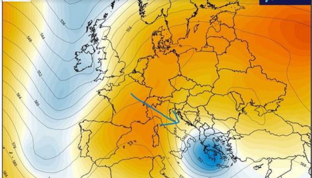  Η «ψυχρή λίμνη» φέρνει χιόνια και καταιγίδες το Σαββατοκύριακο στην Ελλάδα