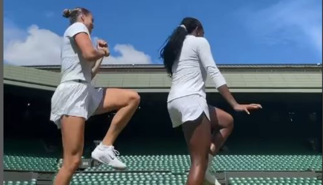 Top τενίστριες το έριξαν στον χορό πριν το Wimbledon (BINTEO)