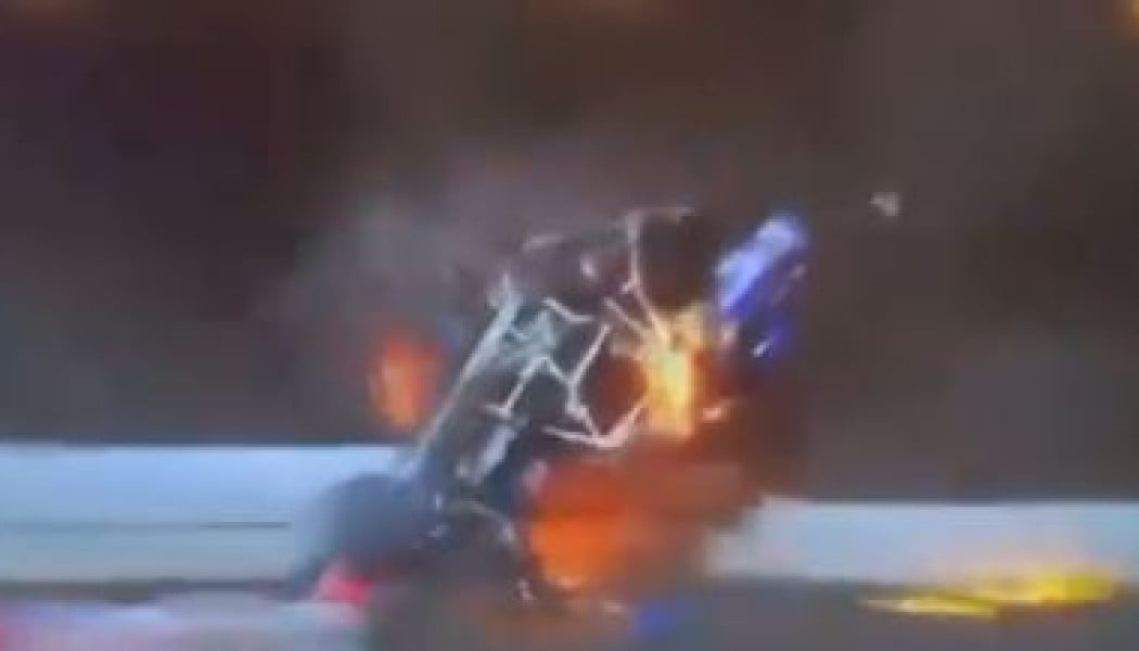 Τρομακτικό τροχαίο σε αγώνα Nascar - Αυτοκίνητο πήρε φωτιά (ΒΙΝΤΕΟ)