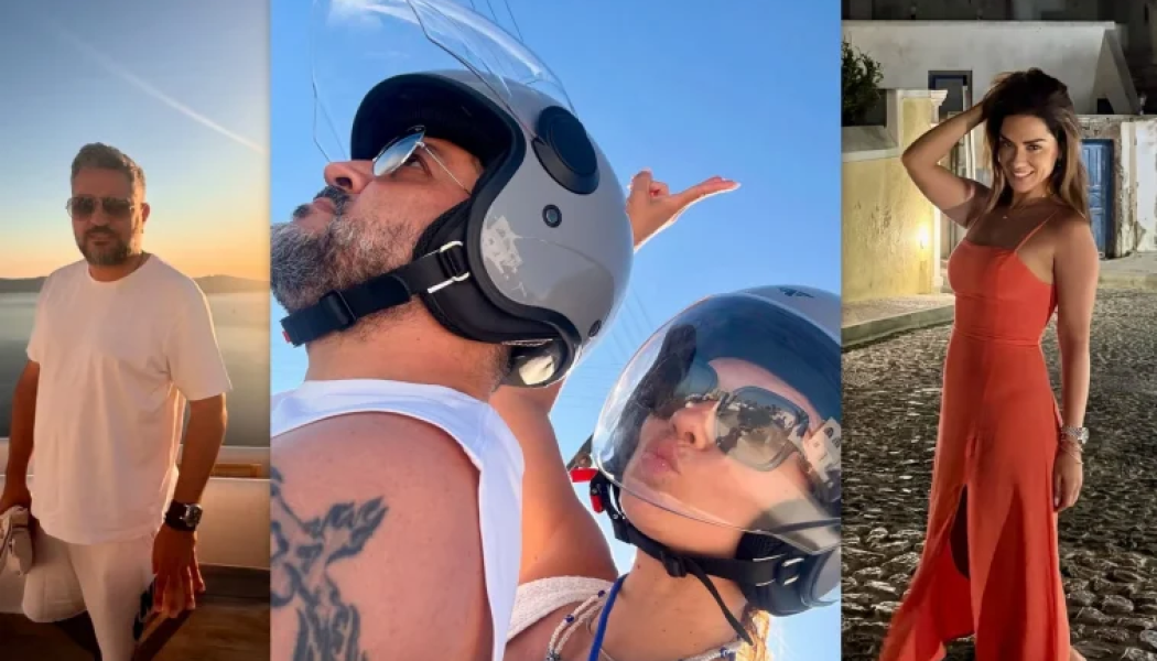 Εντυπωσιακή με μαγιό η Βάσω Λασκαράκη - Φωτογραφίες από τη Σαντορίνη