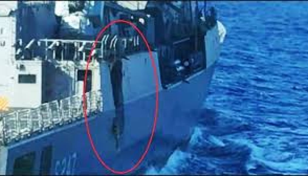 "Ανακάλυψαν" διαλόγους από την επακούμβηση της φρεγάτας "Λήμνος"