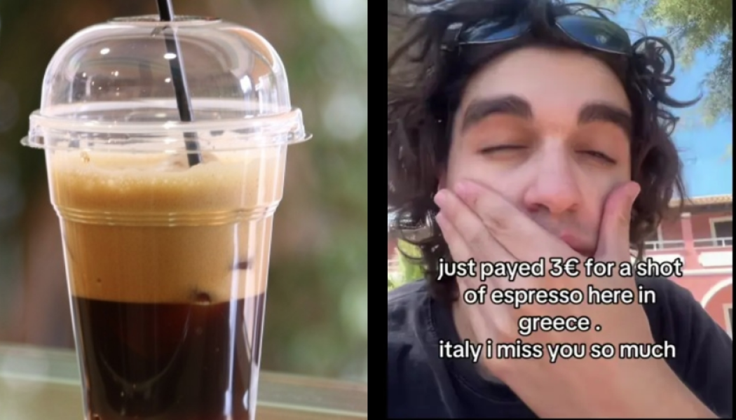 Ιταλός τουρίστας… κράζει στο Tik Tok για την τιμή του Εσπρέσο στην Ελλάδα!