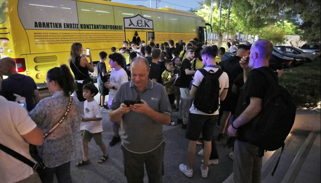 Θερμή υποδοχή για την ΑΕΚ στη Λάρισα