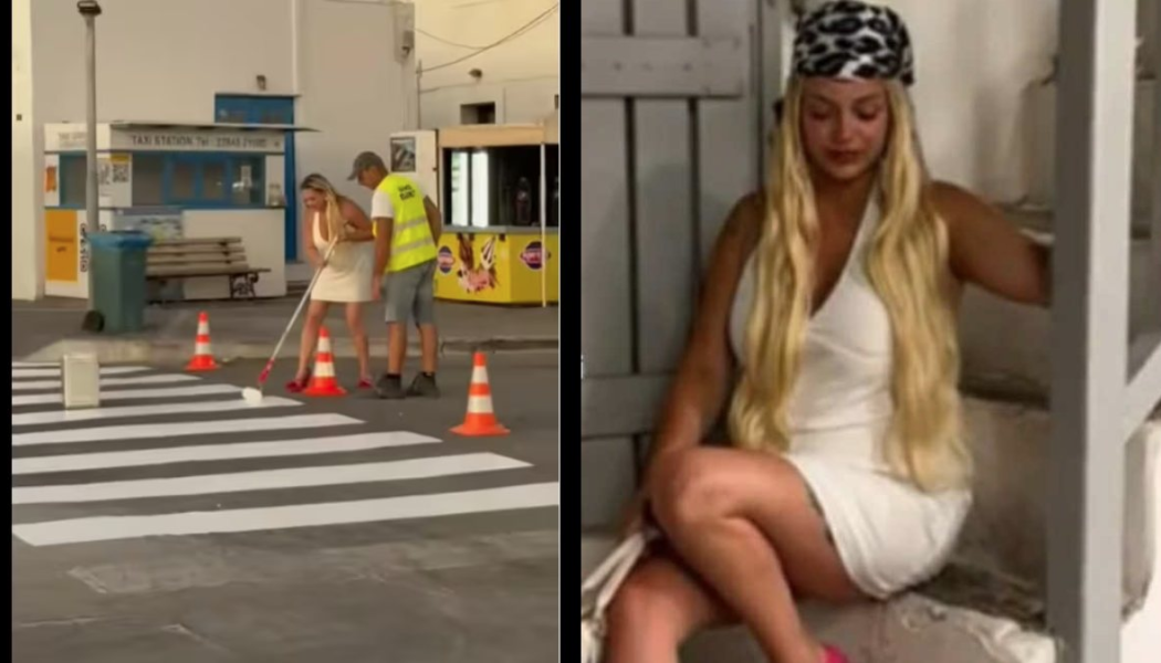 Viral ΒΙΝΤΕΟ από την Πάρο με μεθυσμένη τουρίστρια - Απίθανο τι έκανε!