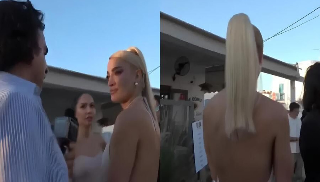 Χαμός με την Ιωάννα Τούνη και γνωστό δημοσιογράφο στη Μύκονο - Δείτε ΒΙΝΤΕΟ