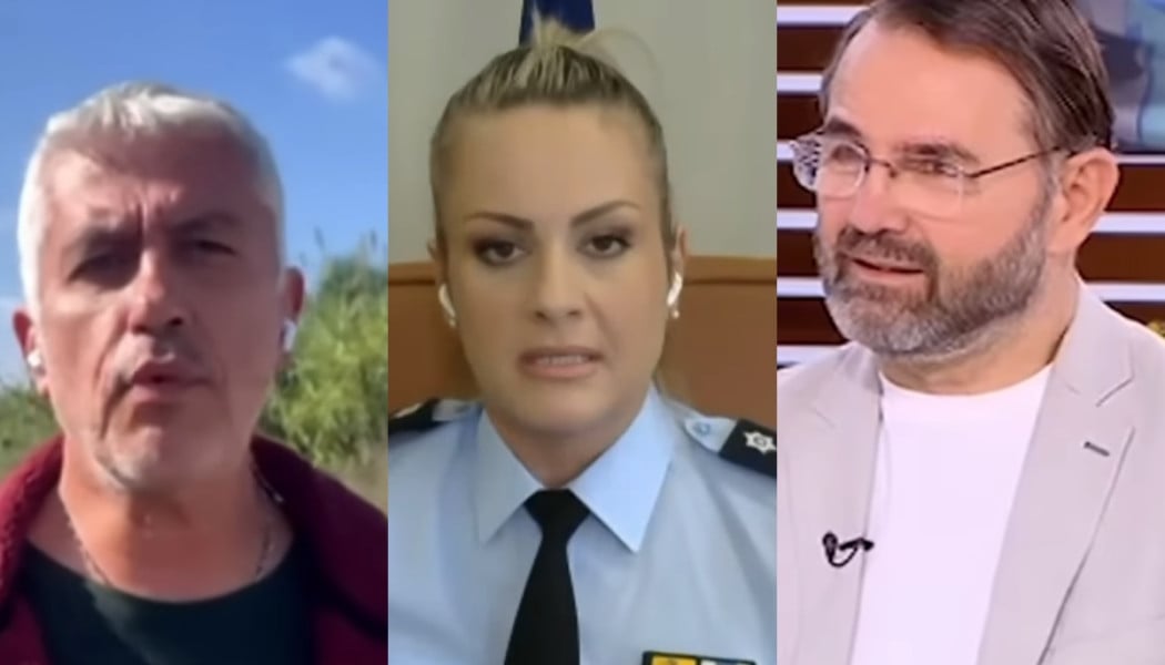 Τάκης Χατζής "σκίζει" αστυνομικούς που παριστάνουν τους δημοσιογράφους