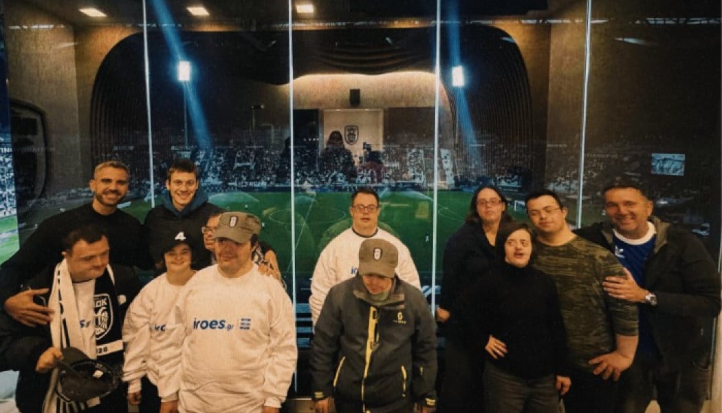 Μεγάλη κίνηση ΠΑΟΚ! Παιδιά με σύνδρομο Down στη σουίτα Σαββίδη