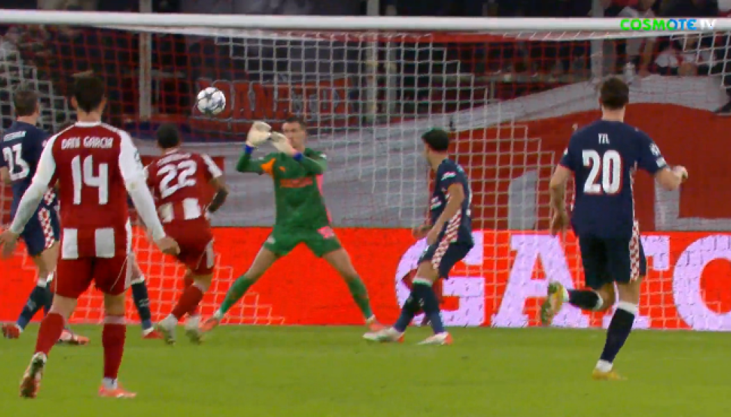 Τρομερή απόκρουση Κοβάρ σε σουτ του Τσικίνιο - Μεγάλη φάση! (ΒΙΝΤΕΟ)