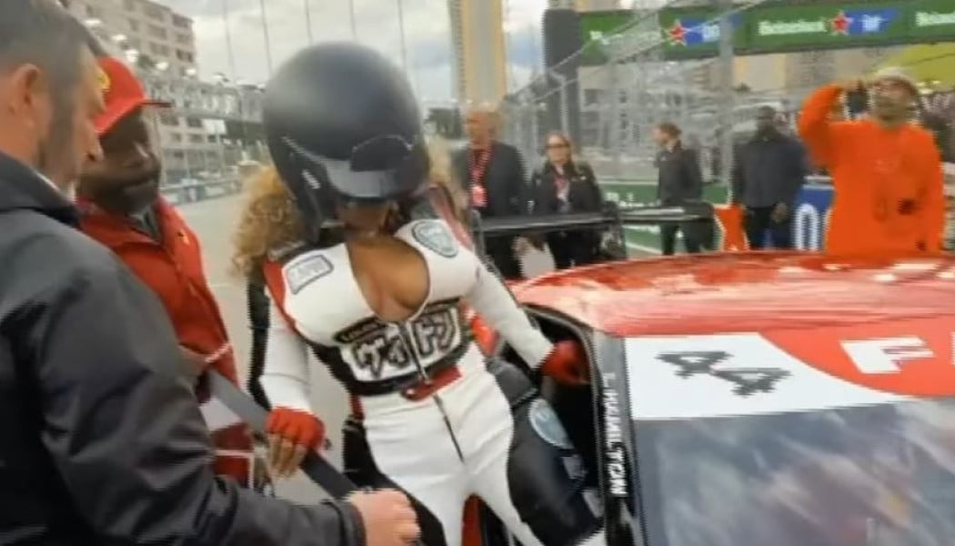 Η Μπιγιονσέ τράβηξε τα βλέμματα στο Grand Prix του Λας Βέγκας (ΒΙΝΤΕΟ)
