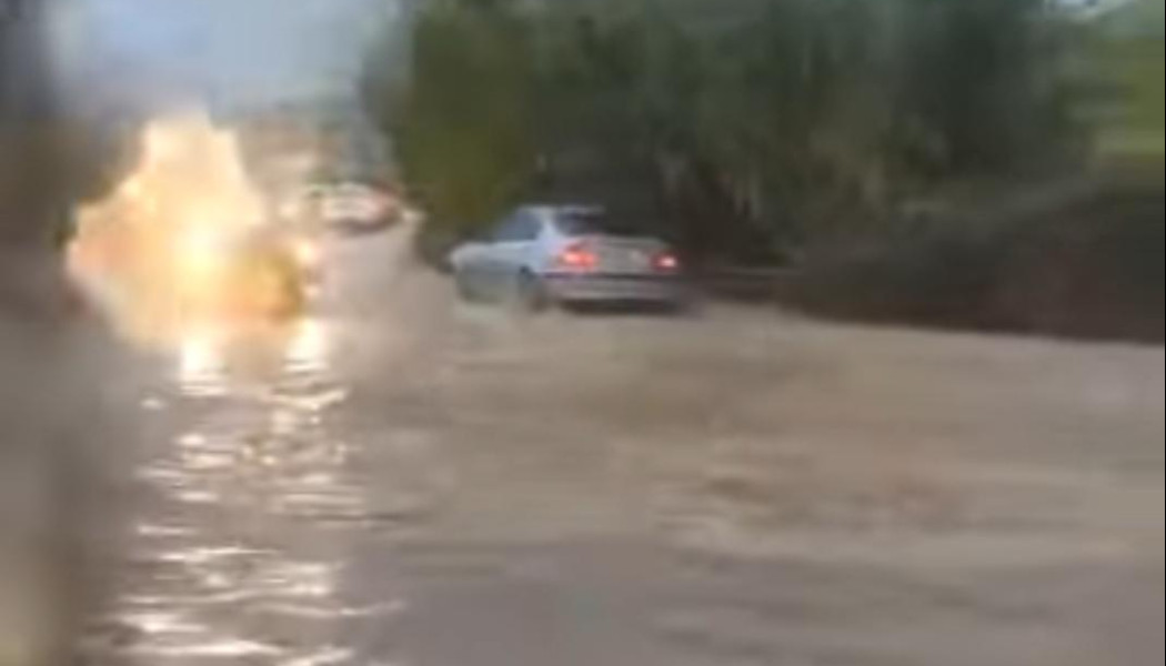 Κρήτη: Χάος στους δρόμους του Ηρακλείου από την κακοκαιρία (Βίντεο) 