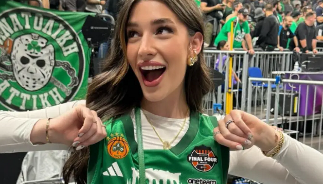 Έλληνας του Παναθηναϊκού έτρεξε μετά το ματς να φιλήσει την αγαπημένη του!