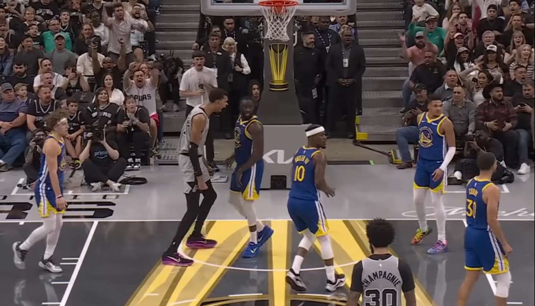 Άναψαν τα αίματα στο Σπερς-Γουόριορς! Καβγάς Γουεμπανιάμα-Γκριν (ΒΙΝΤΕΟ)