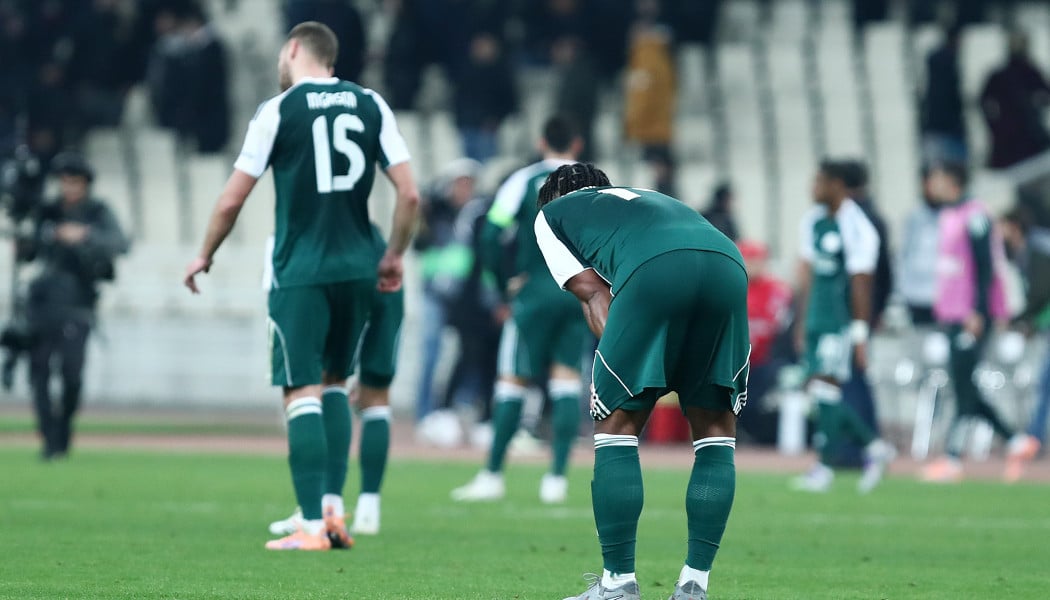 Σύνθημα κατά των παικτών του Παναθηναϊκού στο ΟΑΚΑ