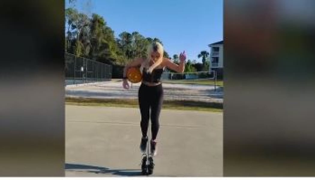 Όταν κάνεις μαγικές... ντρίπλες με ψηλοτάκουνα (ΒΙΝΤΕΟ)