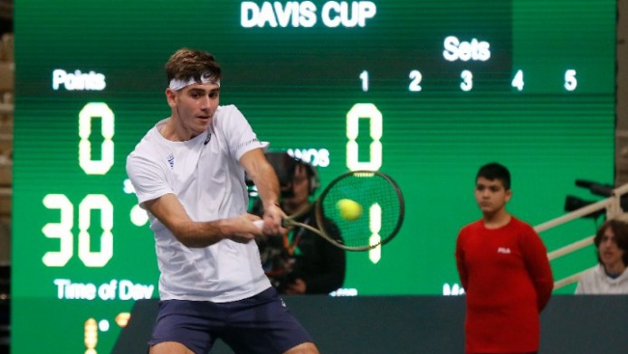 Mία νίκη μακριά από την Α` κατηγορία του Davis Cup η εθνική τένις! Ο Θάνος έκανε το 2-0