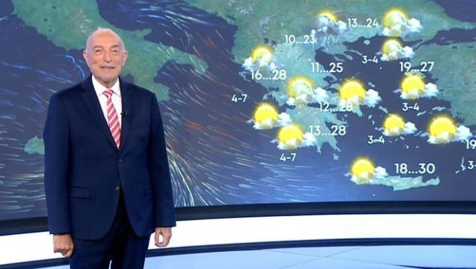Ξαφνική αποκάλυψη του καιρού από τον Τάσο Αρνιακό: "Χωρισμένη στα δύο η χώρα μας με συννεφιές..." (Video)