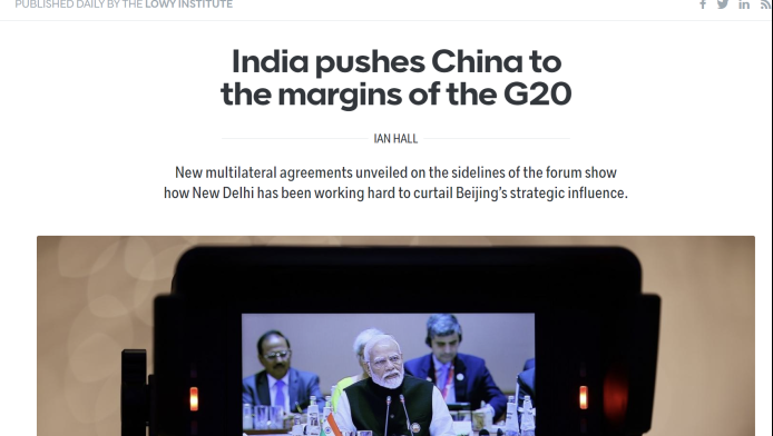 Αποκαλυπτικό άρθρο Αυστριαλιανού Think Tank! Πως η Ινδία εργάζεται για να περιορίσει την Κίνα