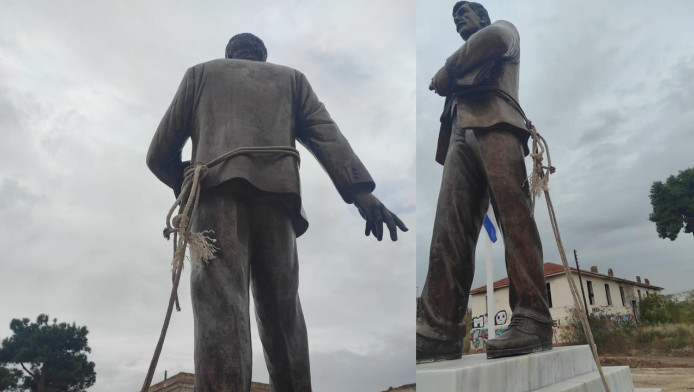 Προσπάθεια βανδαλισμού του μνημείου του εθνομάρτυρα Νίκου Καπετανίδη στη Θεσσαλονίκη
