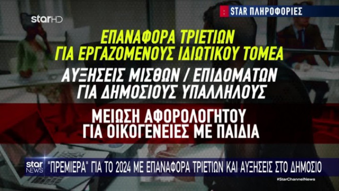 Έρχονται γενναίες αυξήσεις - "Γκάζι" στις μεταρρυθμίσεις και το 2024 - Τα κρίσιμα νομοσχέδια του Γενάρη (Vid)