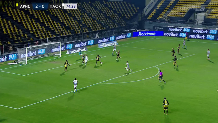 Ξαναμπαίνει στο παιχνίδι ο ΠΑΟΚ - Μειώνει ο Μπάμπα στο ντέρμπι με τον Άρη (ΒΙΝΤΕΟ)