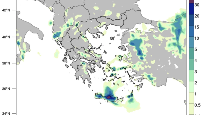 Βροχές και καταιγίδες κατηγορίας 3 - Πώς θα κινηθούν τα φαινόμενα απόψε