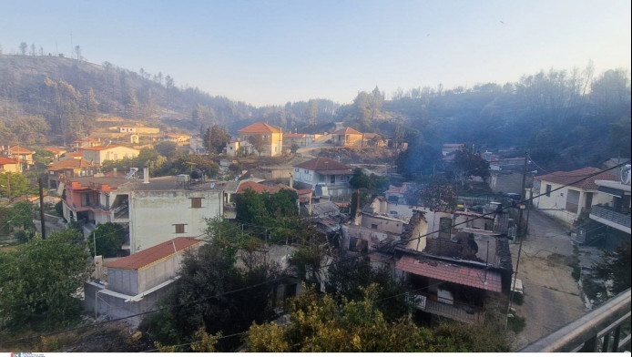 Χιλιάδες στρέμματα κάηκαν στην Αχαΐα - Χωρίς ενεργές εστίες Κερατέα, Εύβοια