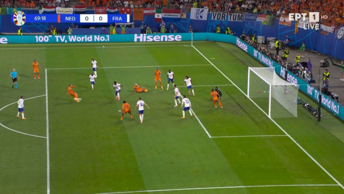 Χαμός με το ακυρωθέν γκολ της Ολλανδίας - Δείτε την απίθανη φάση! (ΒΙΝΤΕΟ)
