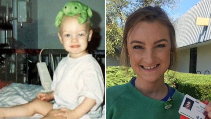 24χρονη κοπέλα επιστρέφει ως νοσοκόμα στο νοσοκομείο που νίκησε τον καρκίνο