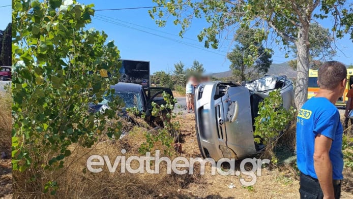 Σοκ στην Ερέτρια: Καραμπόλα τεσσάρων οχημάτων - Νεκρή μία γυναίκα