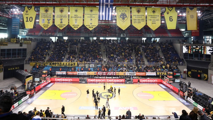 Συμφωνία AEK Betsson BC με εταιρεία-κολοσσό - Δίνει το όνομά της στο γήπεδο