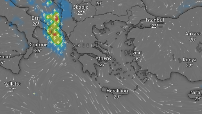 Καιρός: Ισχυρός αντικυκλώνας φέρνει και πάλι άνοδο της θερμοκρασίας