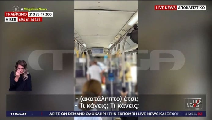 Αρπάχτηκαν οι οδηγοί λεωφορείου και τρόλεϊ στο Μετς - ΒΙΝΤΕΟ ντοκουμέντο!